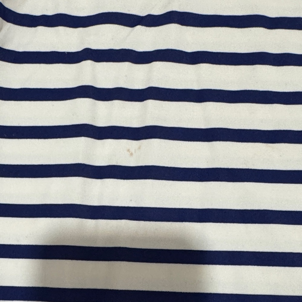 Lands' End Striped Navy and White Kids Dress - Picture 3 of 4